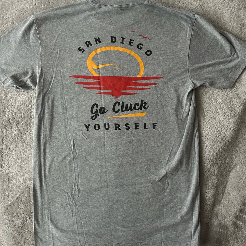 San Diego -Gray Graphic T-Shirt